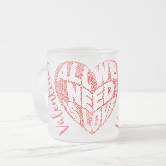 Mugs personnalisés de la Saint Valentin (Devant gauche)