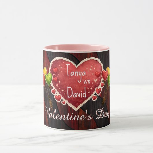 mugs personnalisés pour la Saint-Valentin (Centre)