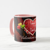 mugs personnalisés pour la Saint-Valentin (Devant gauche)