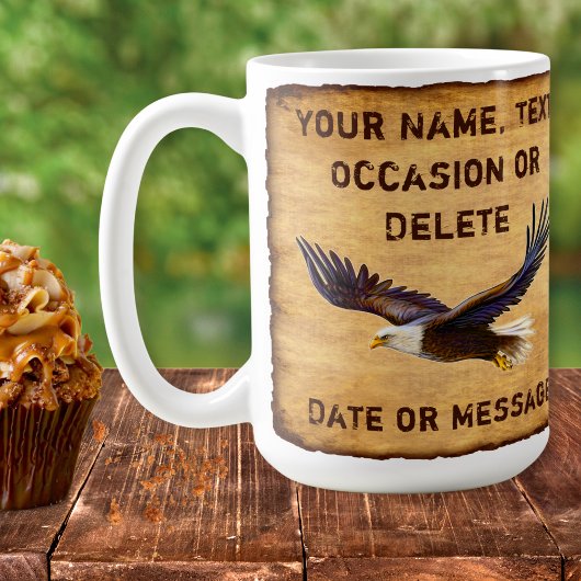 Mugs personnalisés pour papa, mari. Don d'aigle