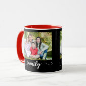 Mugs Photo Modèle photo de famille (Devant gauche)
