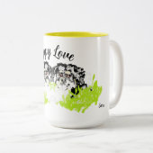 Mugs : Puppy Love (Devant droit)