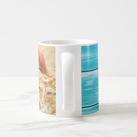 Mugs Scène Côtière Sereine (Poignée)