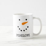 Mugs Snowman personnalisés<br><div class="desc">Mugs Snowman personnalisées pour un et tous. Mignonne tasse au chocolat chaud pour les enfants.</div>