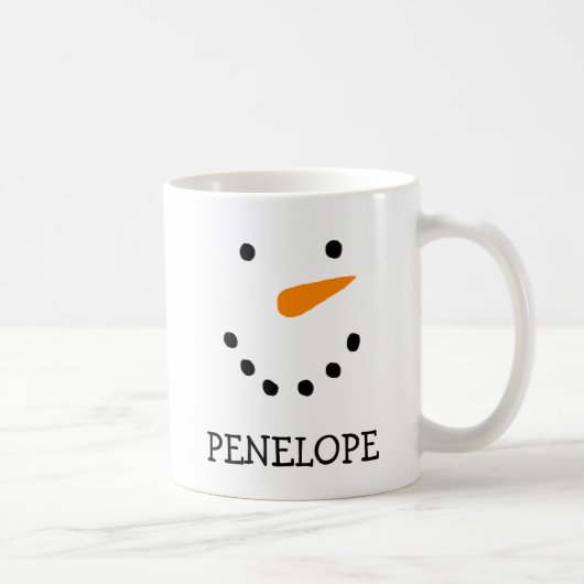 Mugs Snowman personnalisés (Droite)