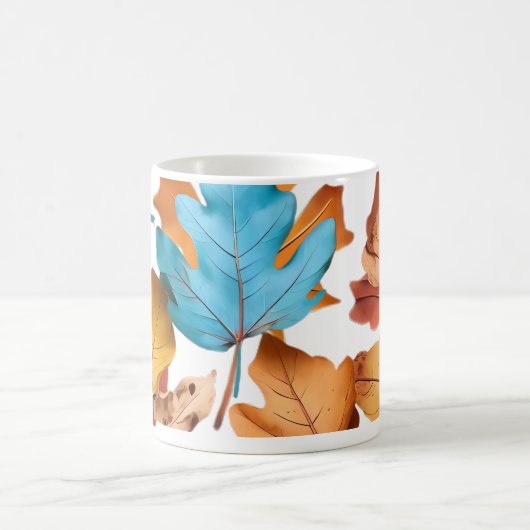 Mugs & tasses avec feuilles d'érable (Centre)