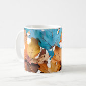 Mugs & tasses avec feuilles d'érable. Un joli joli (Devant gauche)