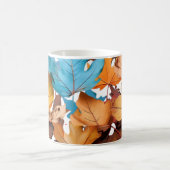 Mugs & tasses avec feuilles d'érable. Un joli joli (Centre)