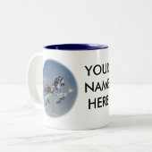 Mugs, Tasses - Gray Mare Carousel Horloge (Devant gauche)