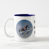 Mugs, Tasses - Gray Mare Carousel Horloge (Gauche)
