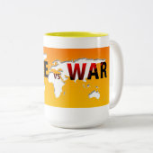 Mugs & tasses Peace vs War (Devant droit)