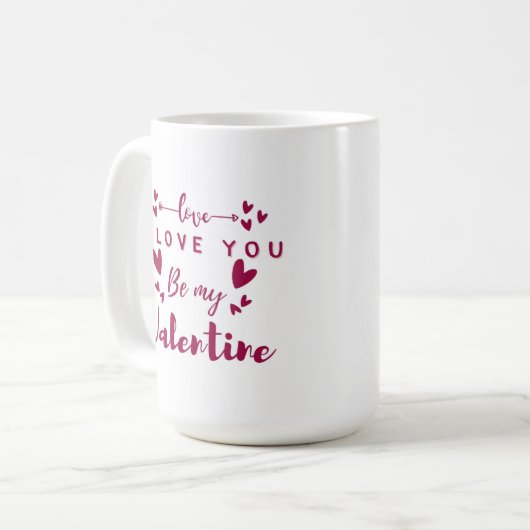 Mugs valentine day (Devant gauche)