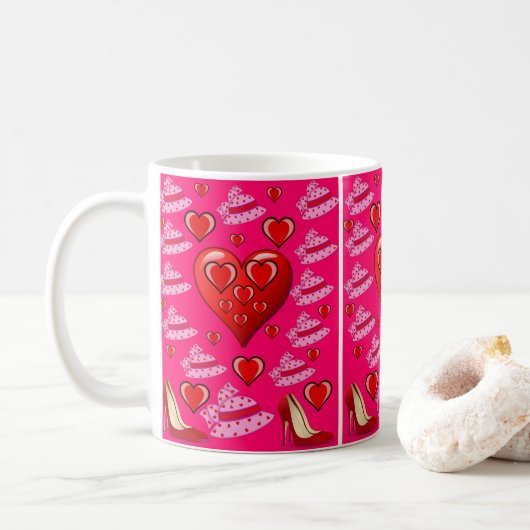 Mugs Valentines (Avec donut)