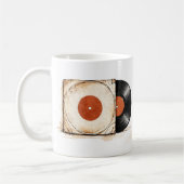 mugs vinyle, café, thé, cadeau (Gauche)