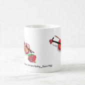 Mugs / Violon avec un Rose (Centre)