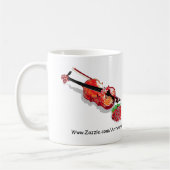 Mugs / Violon avec un Rose (Gauche)