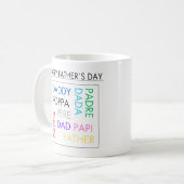 Mugs with design for Father's Day (Devant gauche)