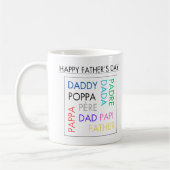 Mugs with design for Father's Day (Gauche)