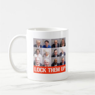 Mugshots van medeverdachte Donald Trump Koffiemok