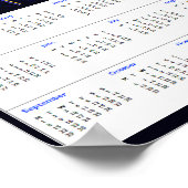 Muhammad pbuh 2025 Agenda Aandenken Poster (Hoek)