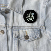 Muhammad Rasul Allah - Arabische Islamitische Ronde Button 5,7 Cm (In situ)