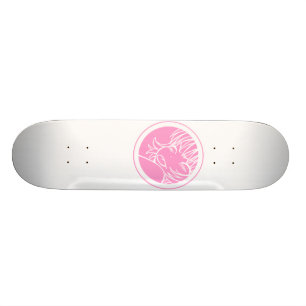 muhh schattige animatie roze skateboard