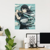 Muichiro Tokito-Poster Poster (Thuiskantoor)