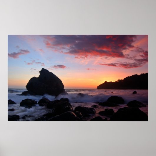 Muir Beach Sunset Poster (Voorkant)