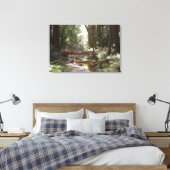 Muir Bossen Bridge II Canvas Afdruk (Insitu (Slaapkamer))