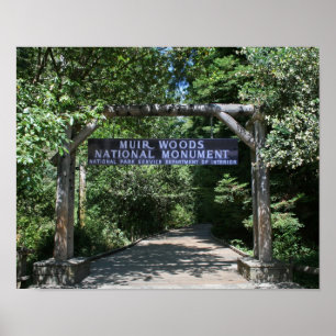 "Muir Bossen Entrance" Poster