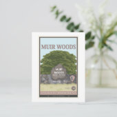 Muir Bossen Nationaal Monument 2 Briefkaart (Staand voorkant)