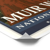Muir Bossen Nationaal Monument 3 Poster (Hoek)