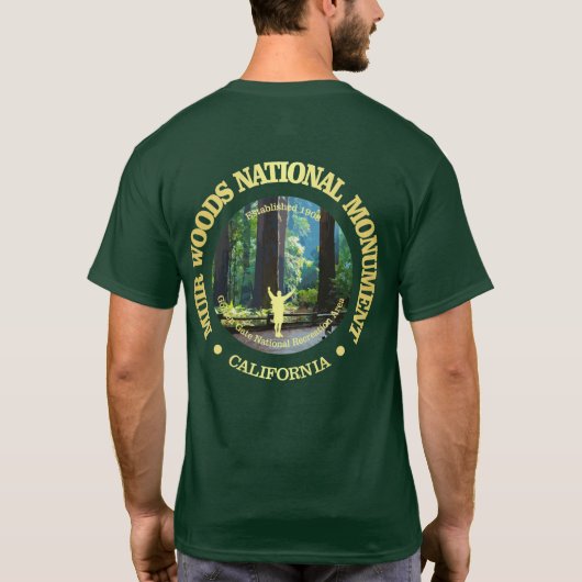 Muir Bossen National Monument T-shirt (Achterkant)