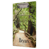 Muir Bossen Path II Natuur Fotografie Klembord (Links)