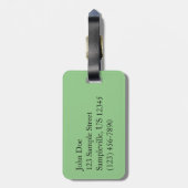 Muir Bossen Stroom Boslandschap Bagagelabel (Achterkant verticaal)