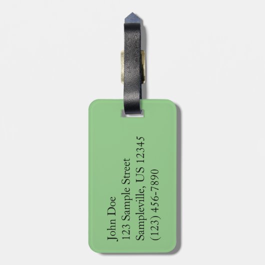 Muir Bossen Stroom Boslandschap Bagagelabel (Achterkant verticaal)