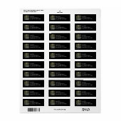 Muir Bossen Stroom Boslandschap Etiket (Full Sheet)