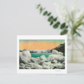 Muir Glacier en Icebergs in Alaska #1State Briefkaart (Staand voorkant)