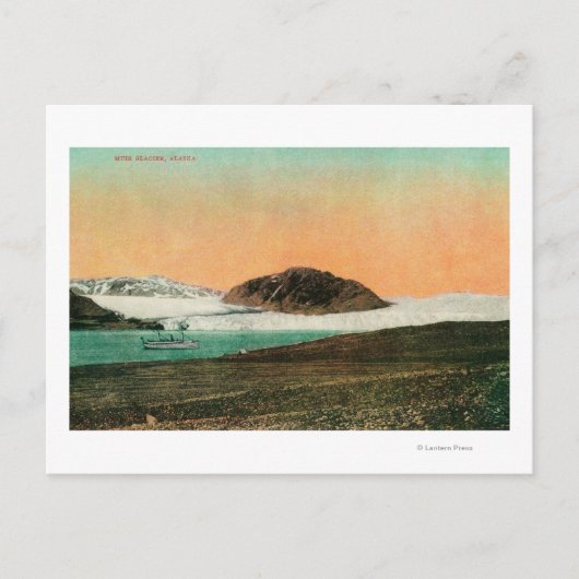 Muir Glacier en Icebergs in Alaska #2 Briefkaart (Voorkant)