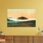 Muir Glacier en Icebergs in Alaska #2 Canvas Afdruk (Insitu (Woonkamer))