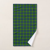 Muir Moore écossais vert bleu plaid (Serviette à main)