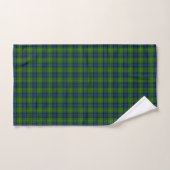 Muir Moore écossais vert bleu plaid (Serviette à main)