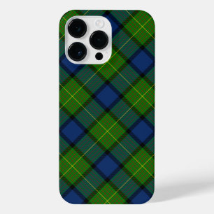Muir Moore tartan green blue plaid iPhone 14 Pro Max Hoesje