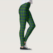 Muir Moore tartan green blue plaid Leggings (Rechts)