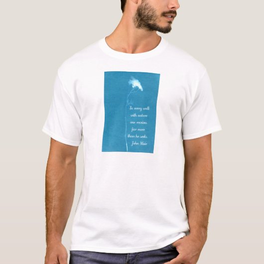 Muir Natuur Quote T-shirt (Voorkant)