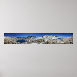 Muir Pass Panorama van Boven - John Muir Trail Poster
