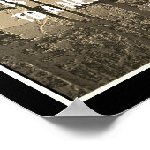 Muir quote nature art poster mountain pines (Coin)