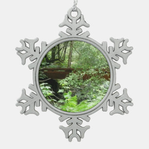 Muir Woods Brug I Tin Sneeuwvlok Ornament
