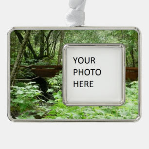 Muir Woods Brug I Verzilverd Kader Ornament