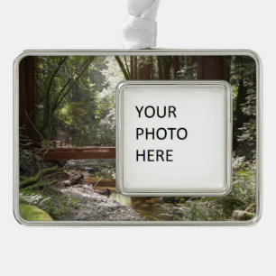 Muir Woods Brug II Verzilverd Kader Ornament